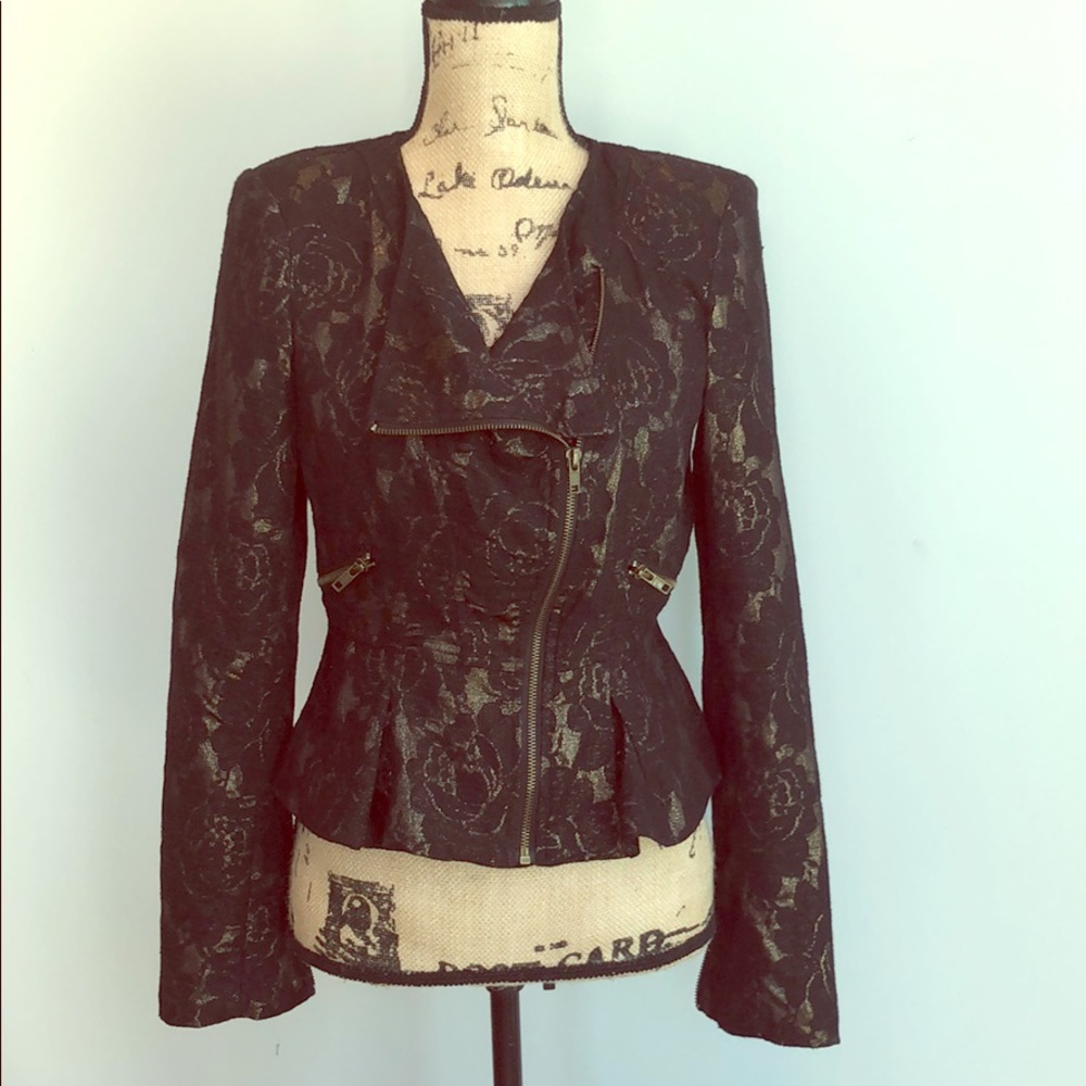 Black and gold jacket